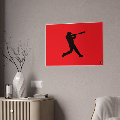Gloss Posters: Baseball Red
