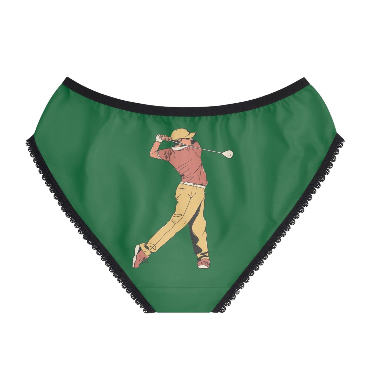 Women's Briefs: Golf Dark Green