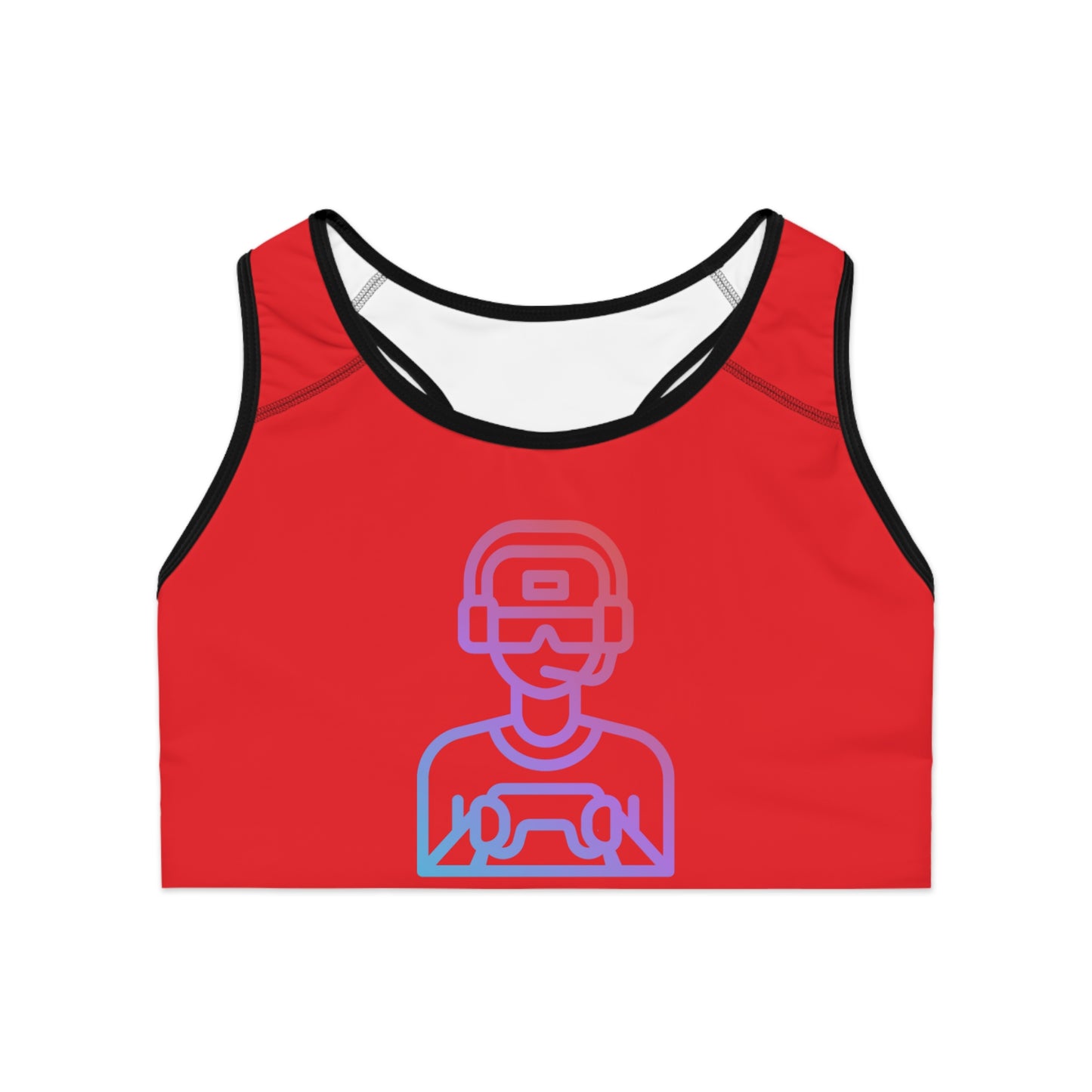 Sports Bra: Gaming Red