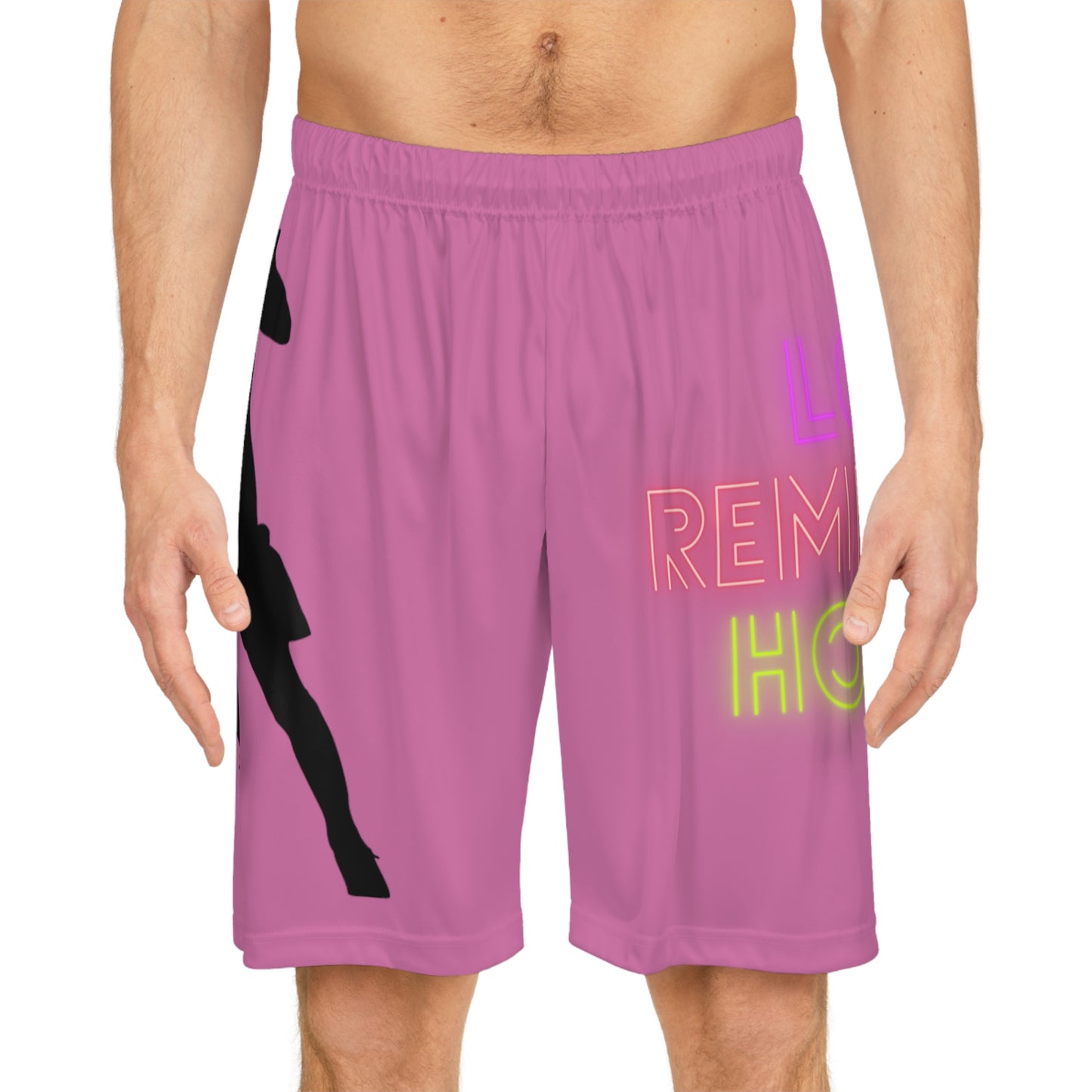 Basketball Shorts: Soccer Lite Pink