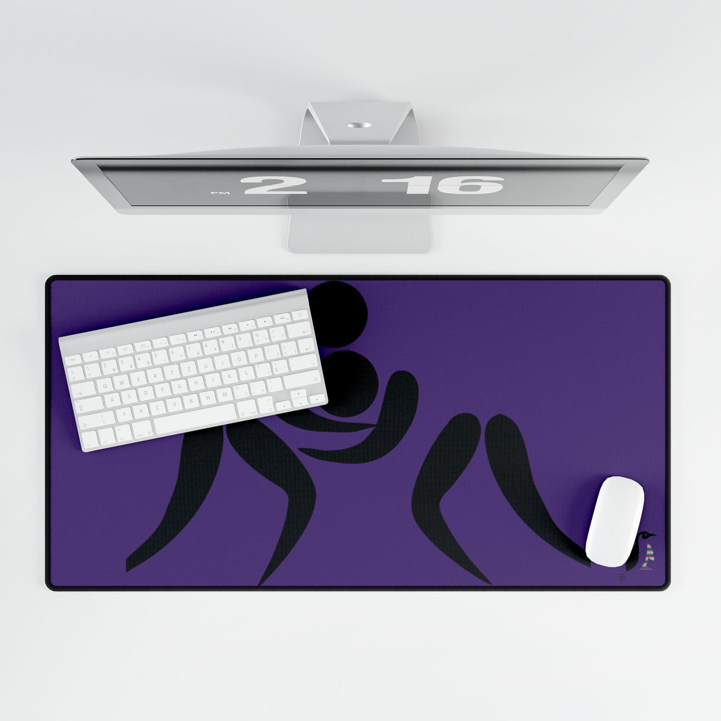 Desk Mats: Wrestling Purple