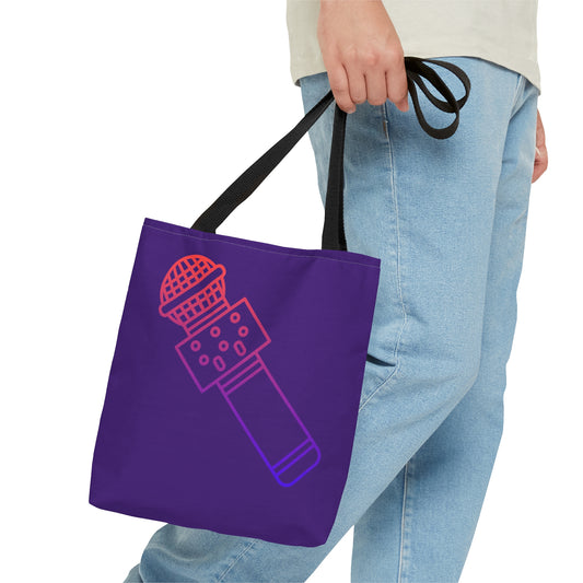 Tote Bag: Music Purple