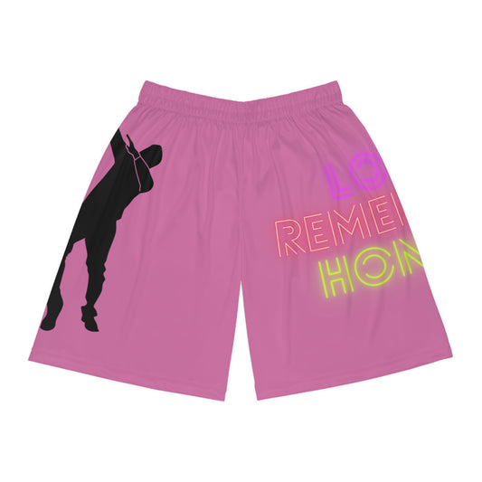 Basketball Shorts: Dance Lite Pink