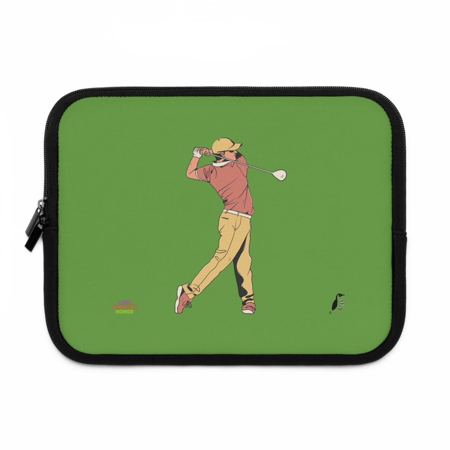 Laptop Sleeve: Golf Green