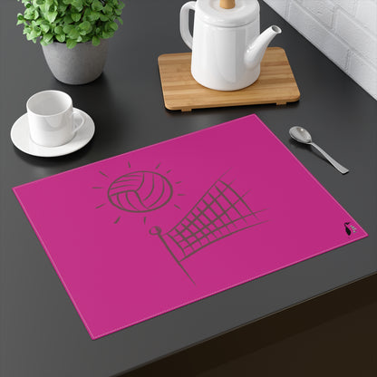 Placemat, 1pc: Volleyball Pink