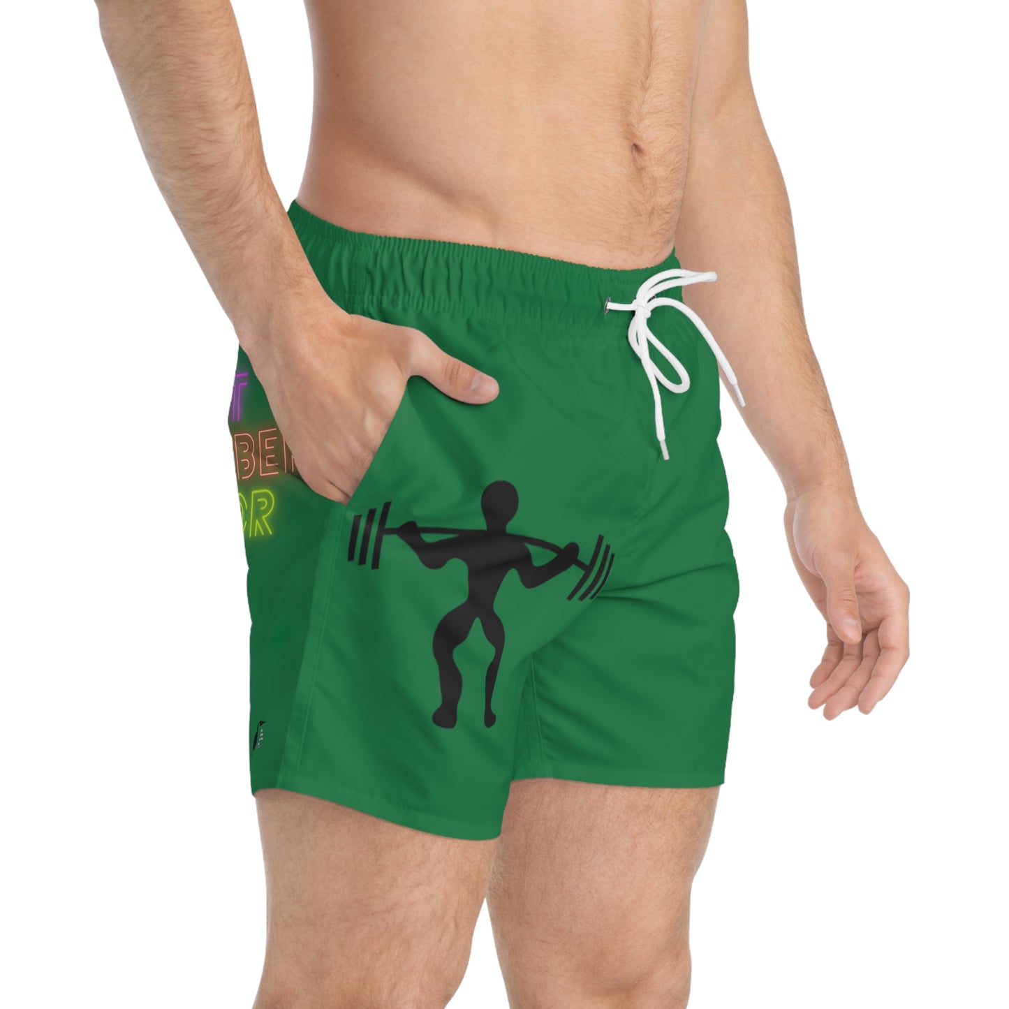 Swim Trunks: Weightlifting Dark Green