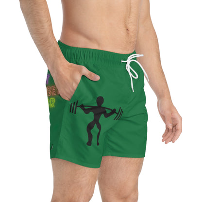 Swim Trunks: Weightlifting Dark Green