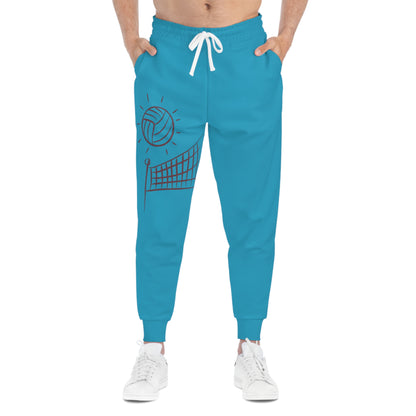 Athletic Joggers: Volleyball Turquoise