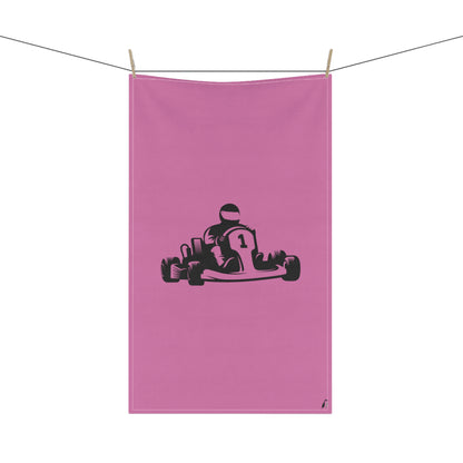 Kitchen Towel: Racing Lite Pink