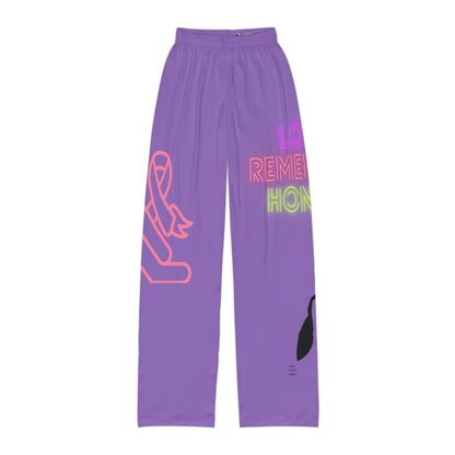 Kids Pajama Pants: Fight Cancer Lite Purple