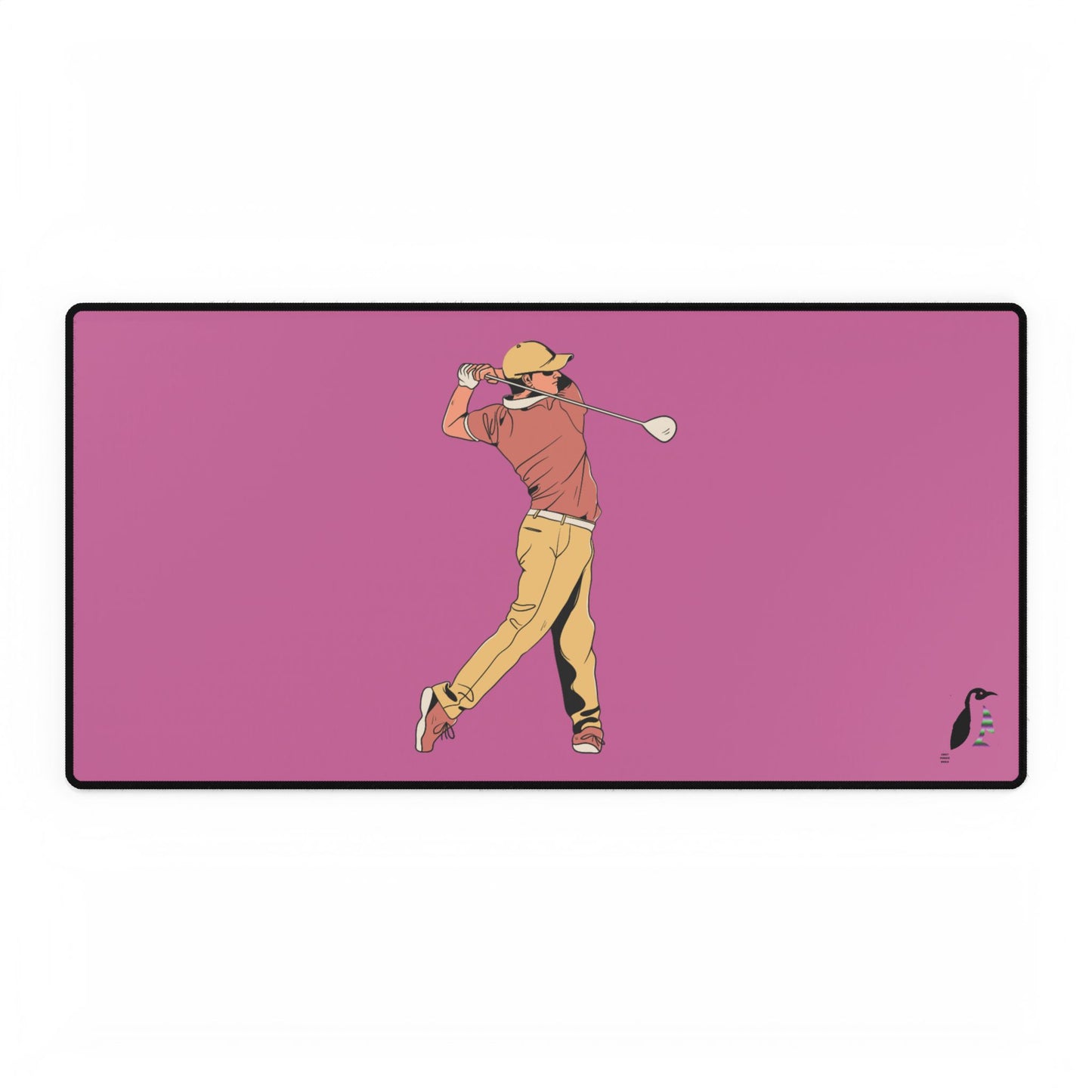 Desk Mats: Golf Lite Pink