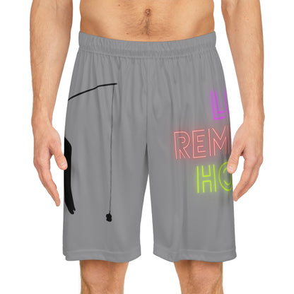 Basketball Shorts: Fishing Grey