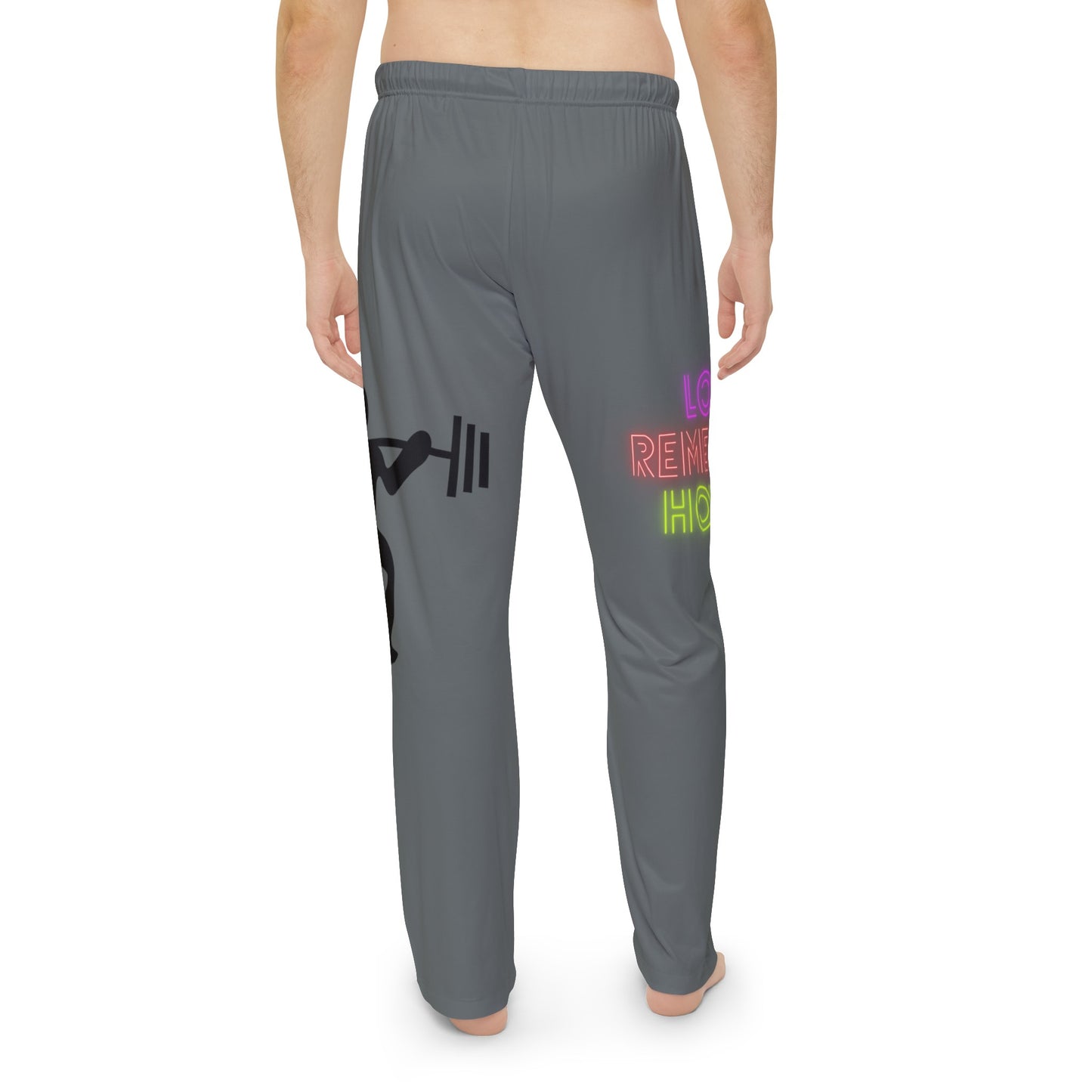 Men's Pajama Pants: Weightlifting Dark Grey