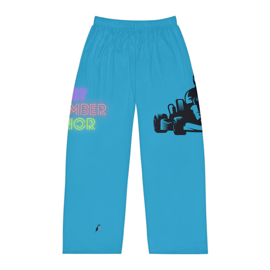 Men's Pajama Pants: Racing Turquoise