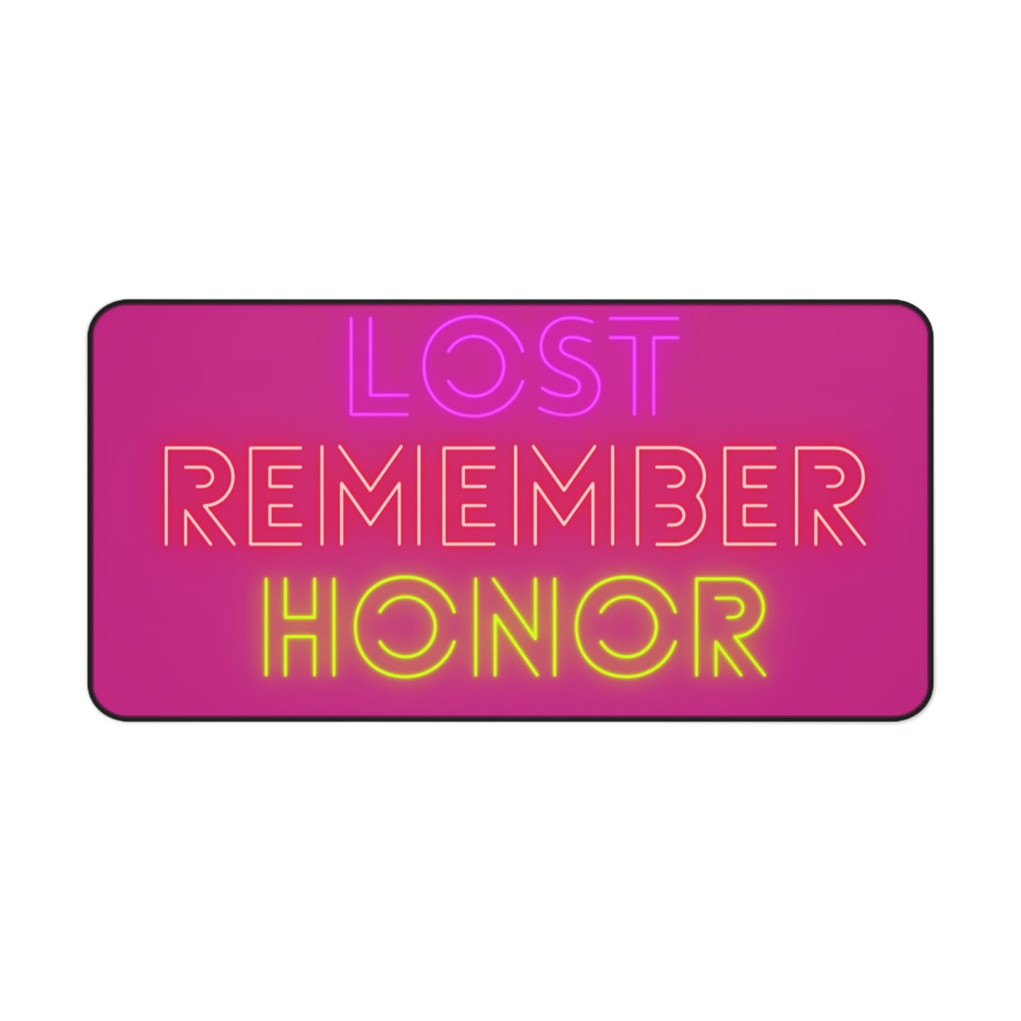 Desk Mat: Lost Remember Honor Pink