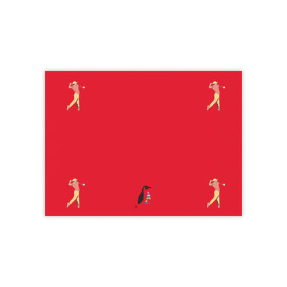 Post-it® Note Pads: Golf Dark Red