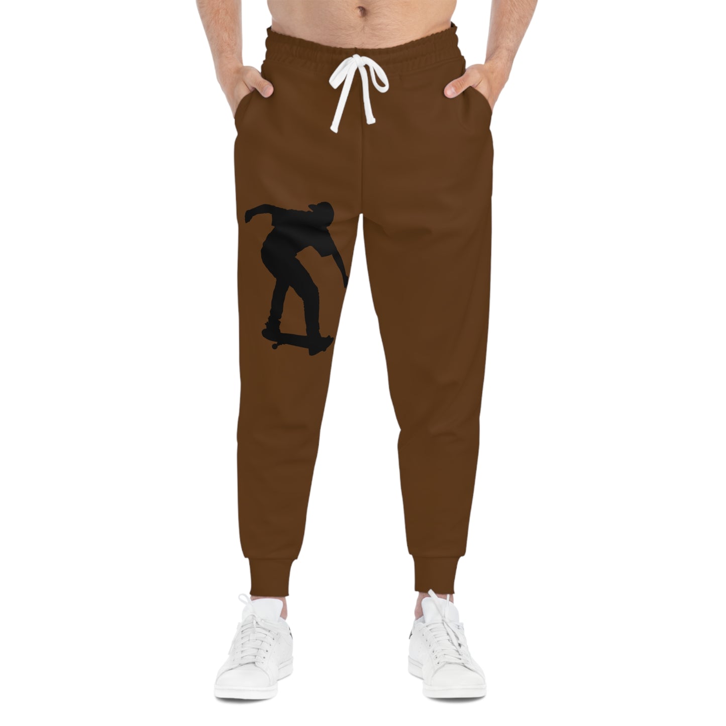 Athletic Joggers: Skateboarding Brown