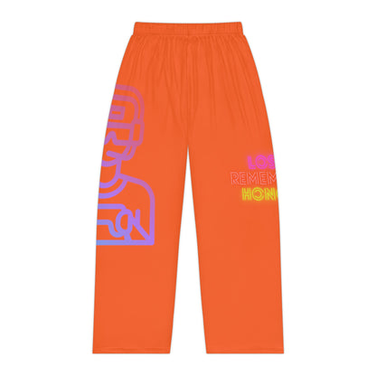 Women's Pajama Pants: Gaming Orange