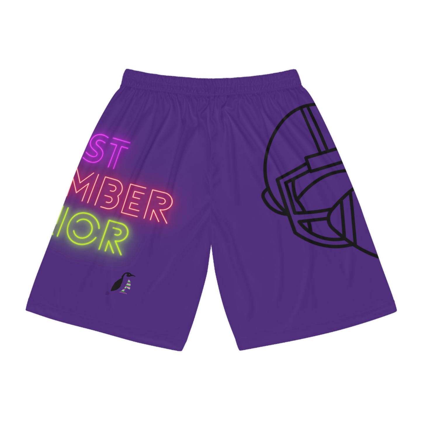 Basketball Shorts: Football Purple