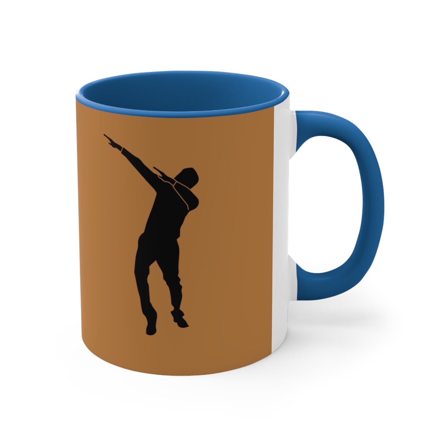 Accent Coffee Mug, 11oz: Dance Lite Brown