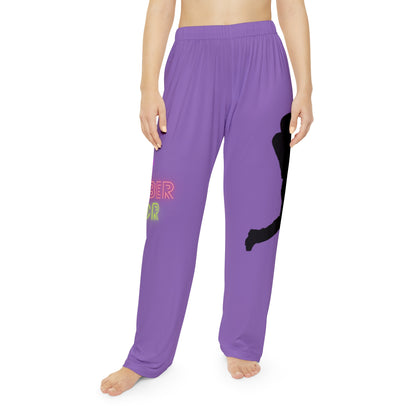 Women's Pajama Pants: Baseball Lite Purple