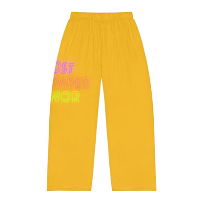 Men's Pajama Pants: Lost Remember Honor Yellow