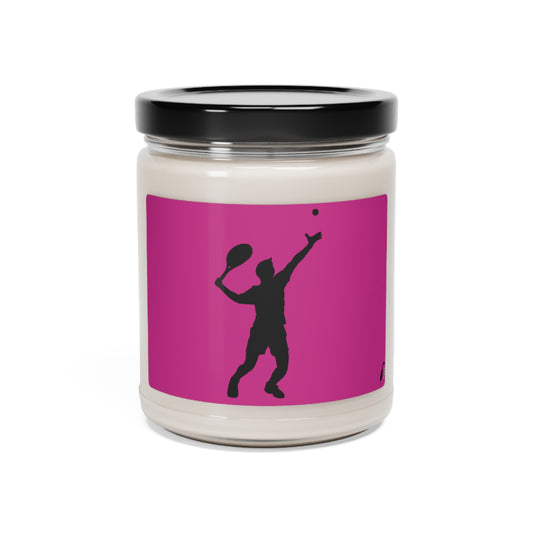 Scented Soy Candle, 9oz: Tennis Pink