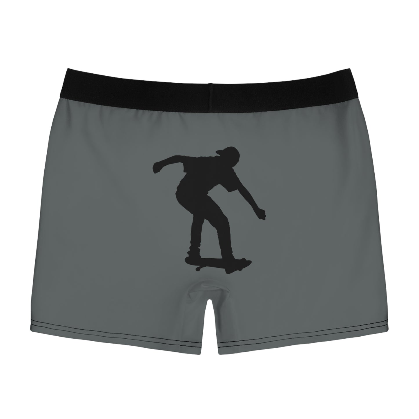 Men's Boxer Briefs: Skateboarding Dark Grey