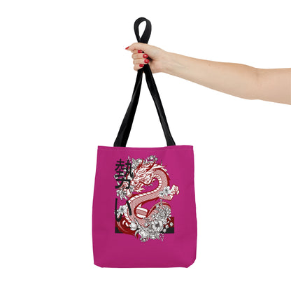 Tote Bag: Dragons Pink