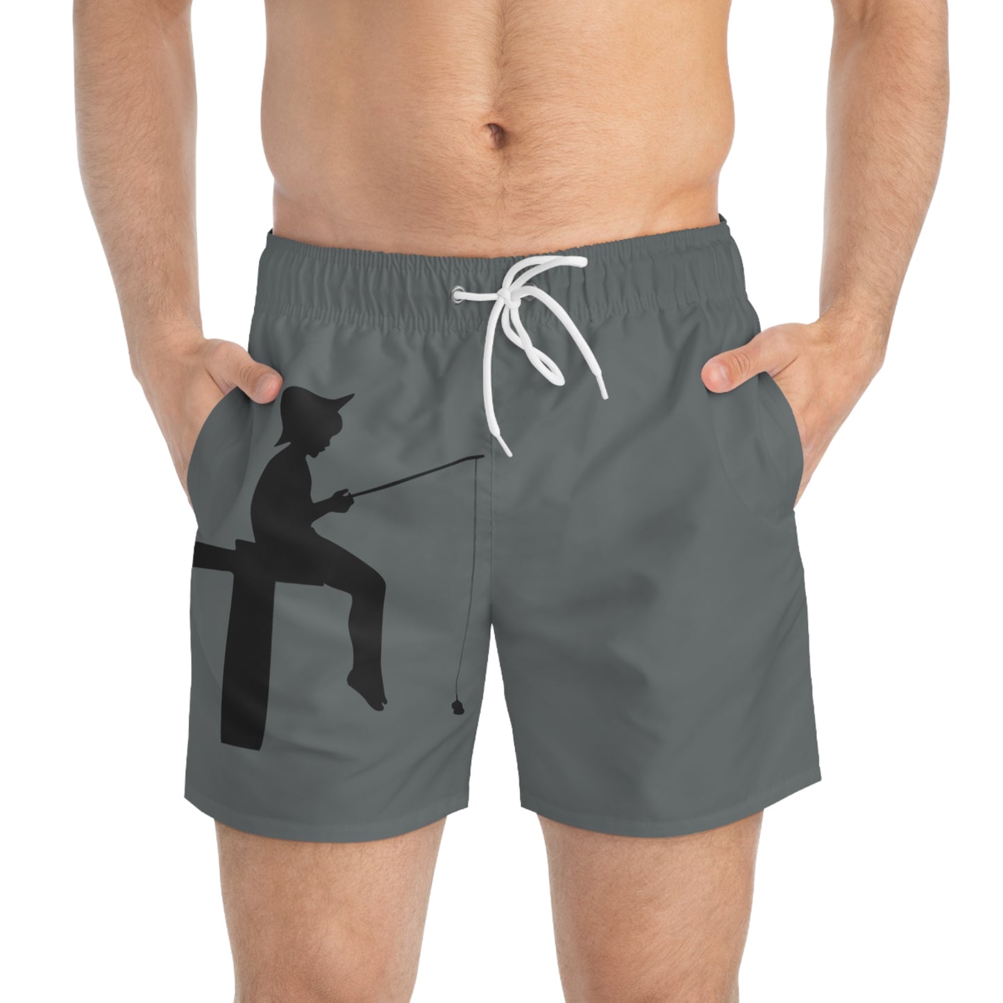 Swim Trunks: Fishing Dark Grey