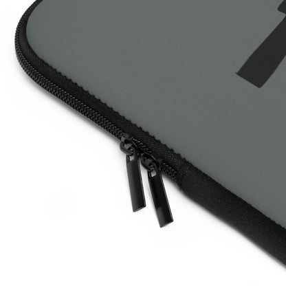 Laptop Sleeve: Fishing Dark Grey