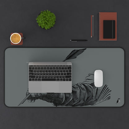 Desk Mat: Writing Dark Grey