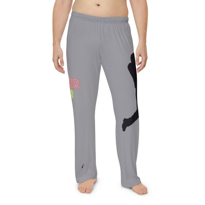 Men's Pajama Pants: Baseball Grey