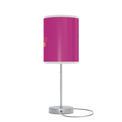 Lamp on a Stand, US|CA plug: Tennis Pink