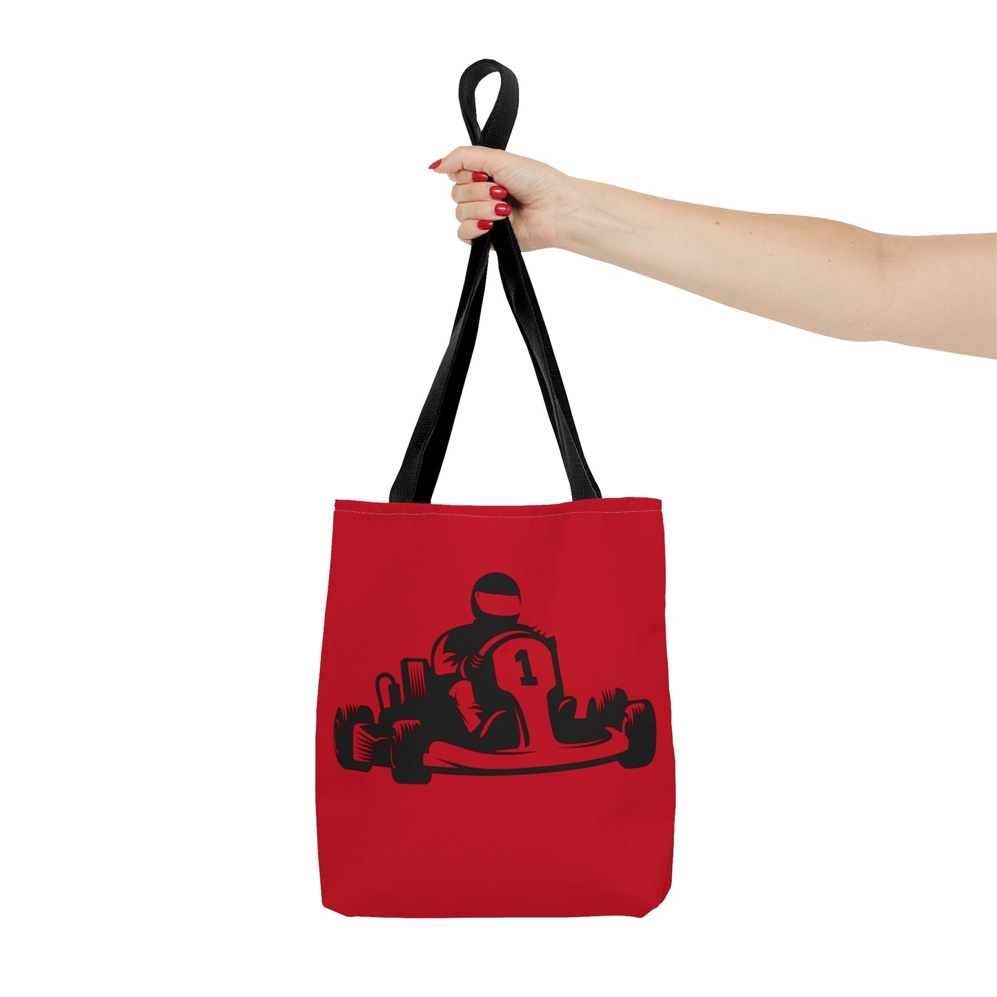 Tote Bag: Racing Dark Red