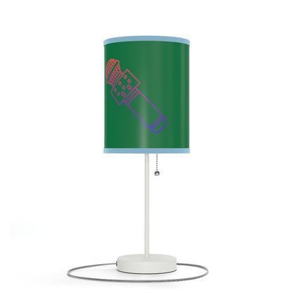 Lamp on a Stand, US|CA plug: Music Dark Green