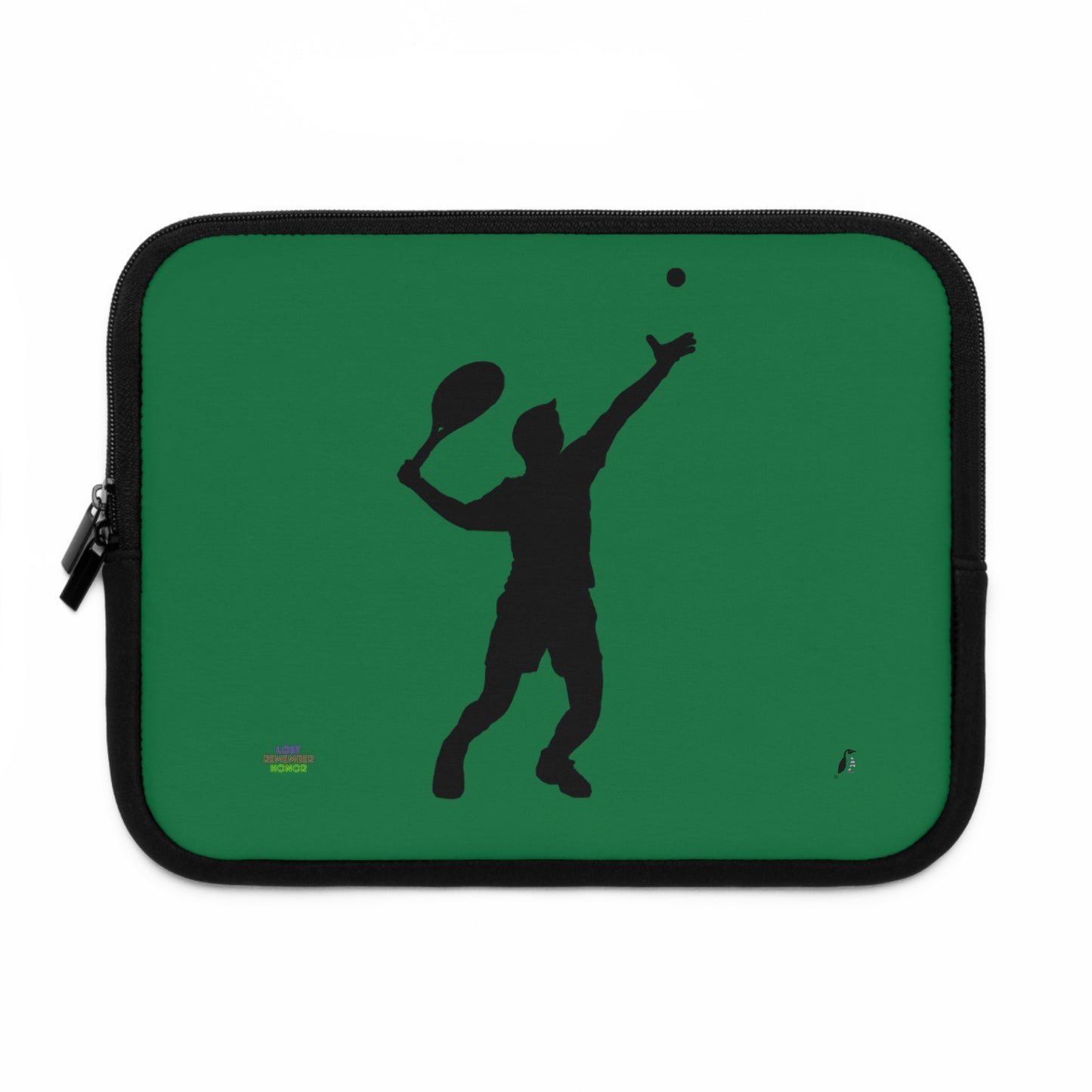 Laptop Sleeve: Tennis Dark Green