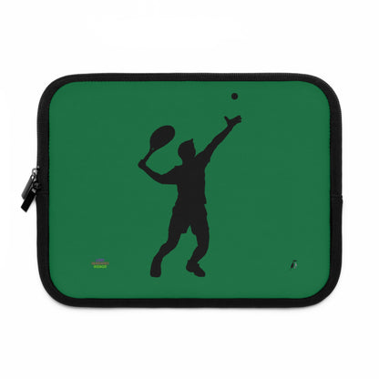 Laptop Sleeve: Tennis Dark Green