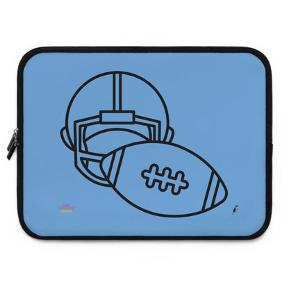 Laptop Sleeve: Football Lite Blue