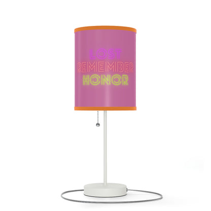 Lamp on a Stand, US|CA plug: Weightlifting Lite Pink