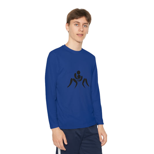 Youth Long Sleeve Competitor Tee: Wrestling