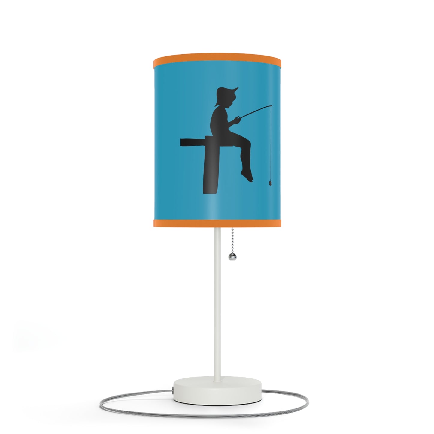 Lamp on a Stand, US|CA plug: Fishing Turquoise