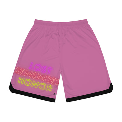 Basketball Rib Shorts: Music Lite Pink