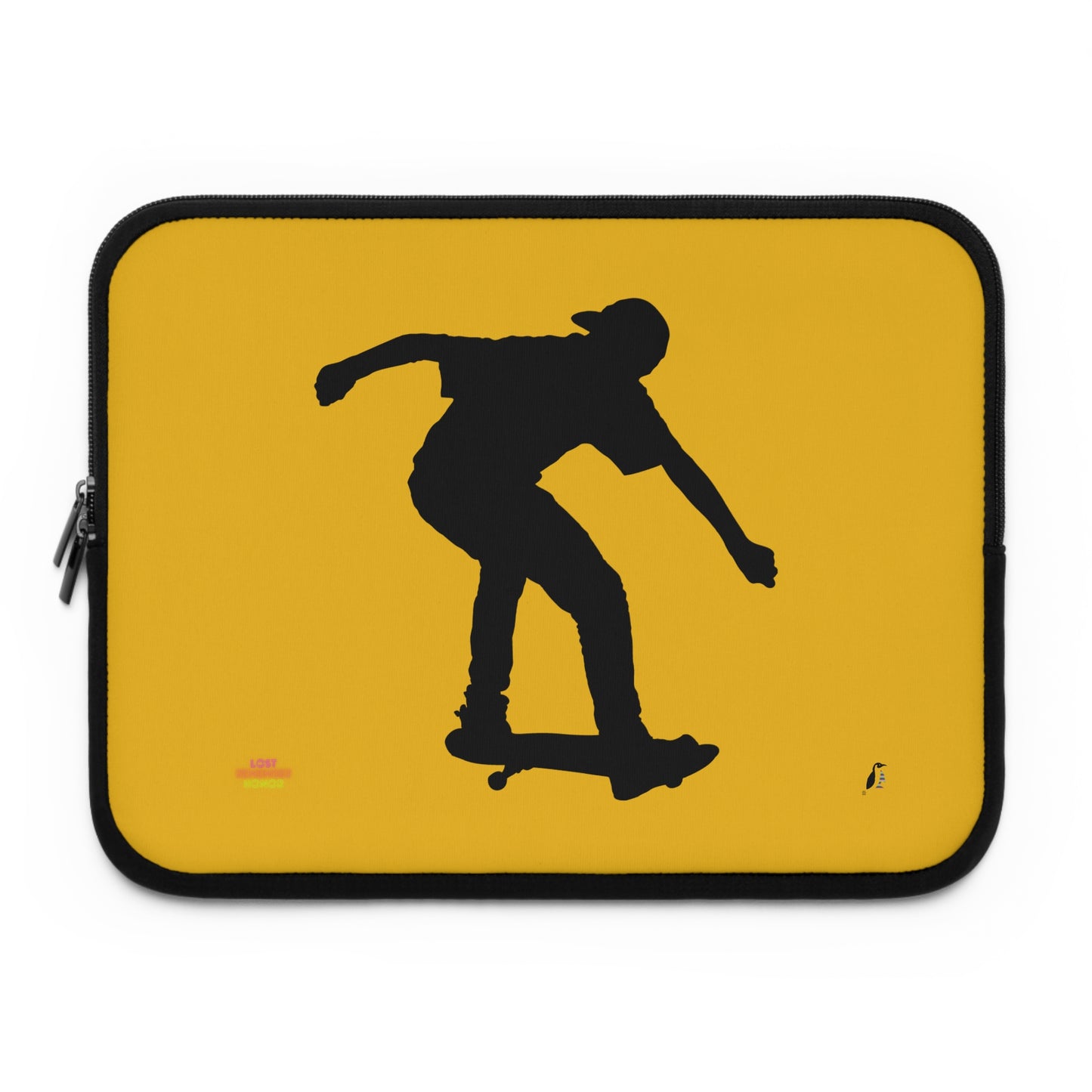 Laptop Sleeve: Skateboarding Yellow