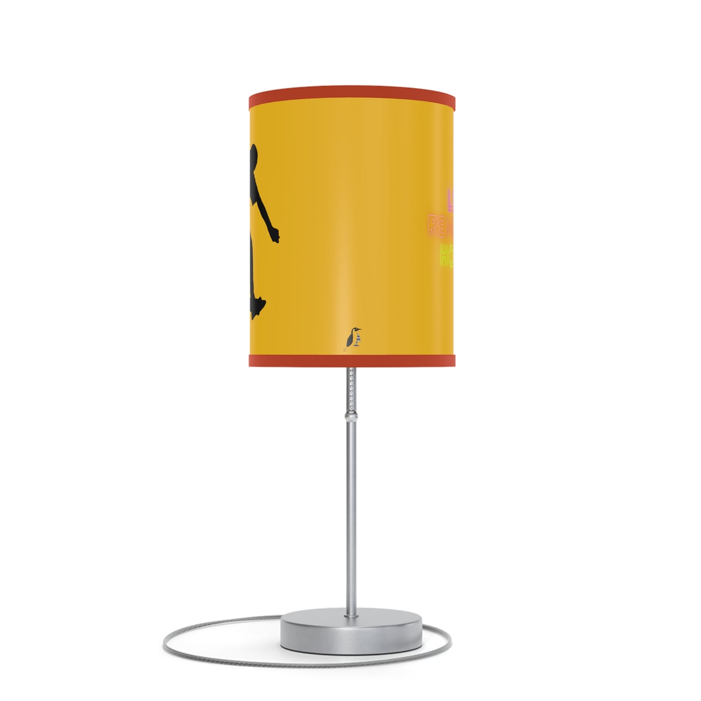 Lamp on a Stand, US|CA plug: Skateboarding Yellow