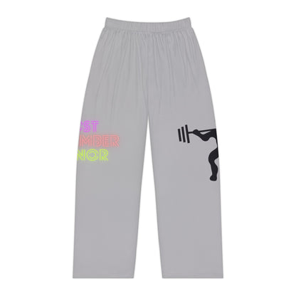 Pambabaeng Pajama Pants: Weightlifting Lite Gray 