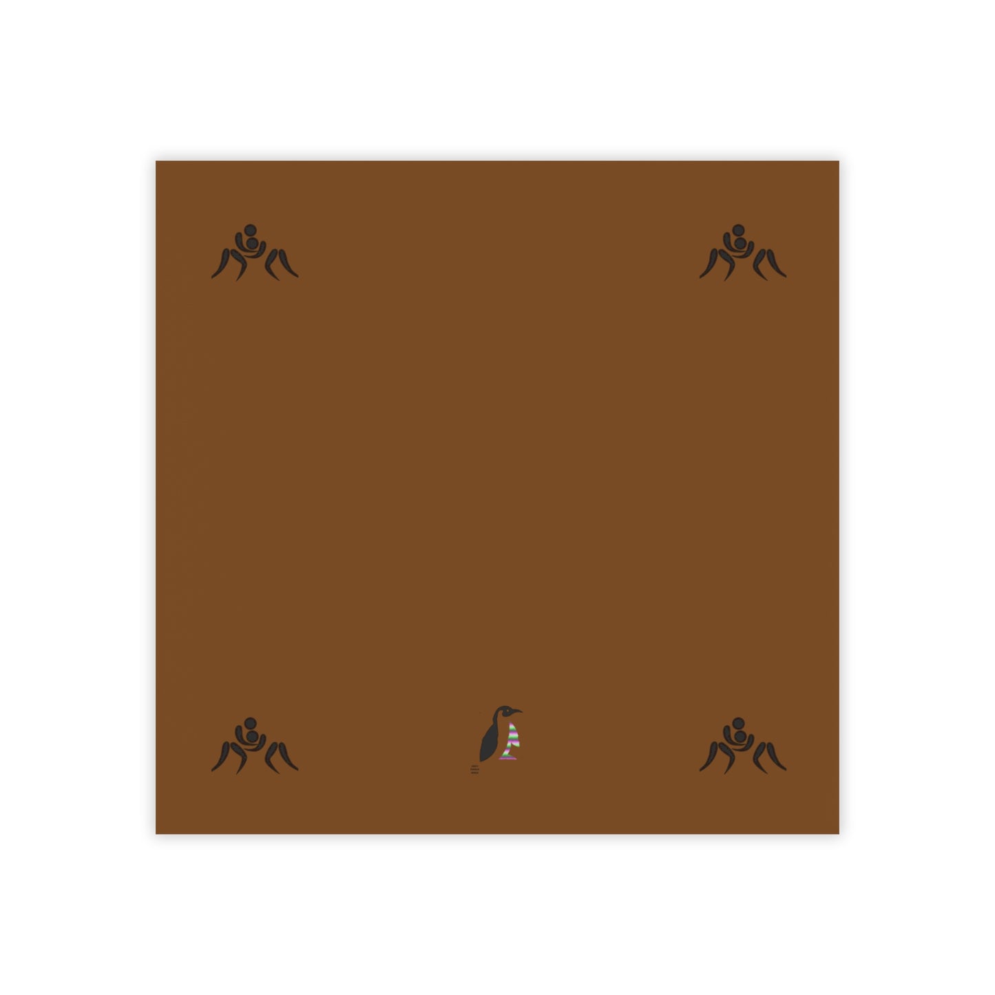 Post-it® Note Pads: Wrestling Brown