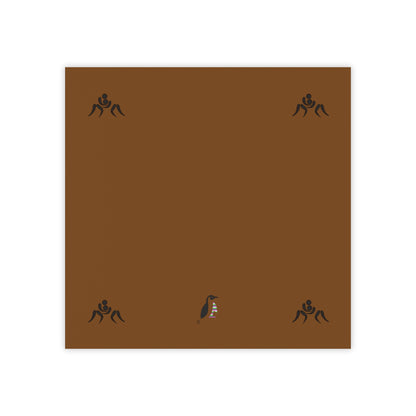 Post-it® Note Pads: Wrestling Brown