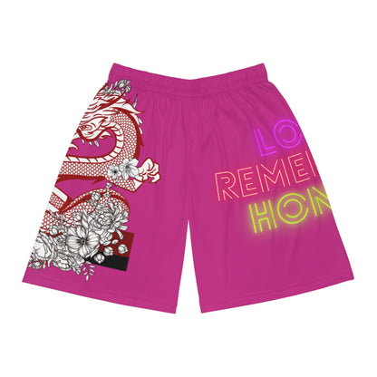 Basketball Shorts: Dragons Pink