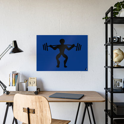 Gloss Posters: Weightlifting Dark Blue